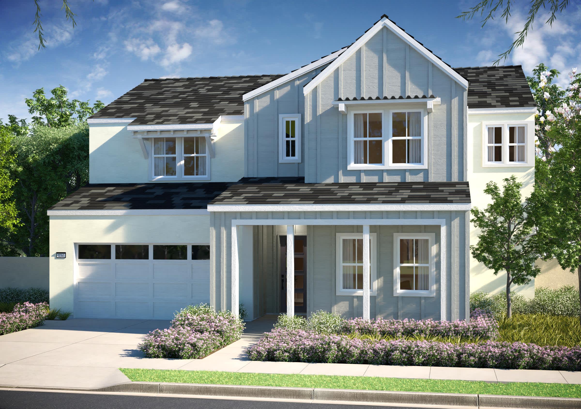 Plan 2 - Elevation C | Elmwood | ShadeTree | New homes in Ontario, California | Landsea Homes
