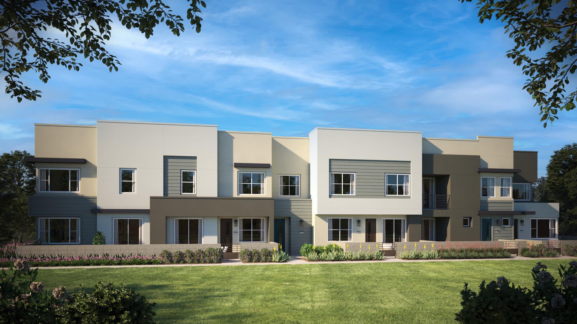 Exterior Rendering - eave at neuhouse in Ontario, CA by Landsea Homes