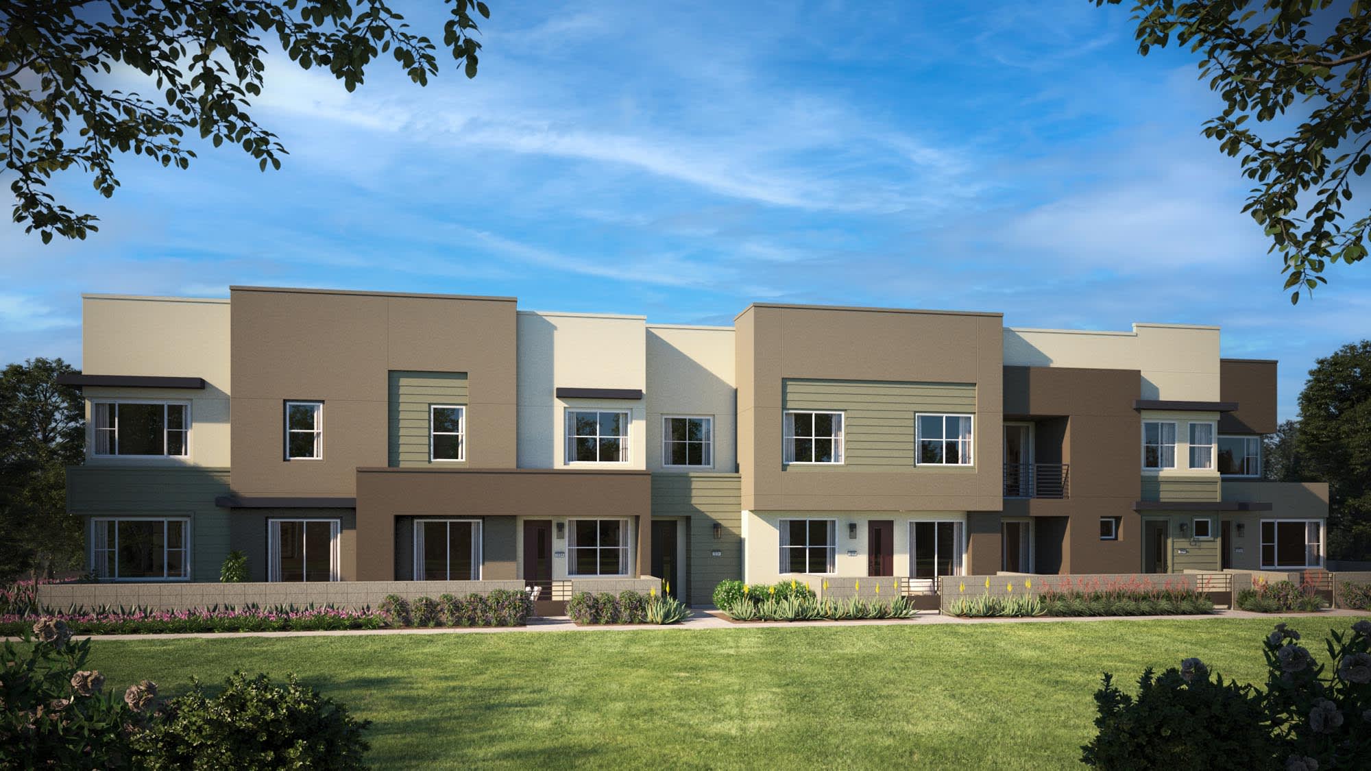 Exterior Rendering - eave at neuhouse in Ontario, CA by Landsea Homes