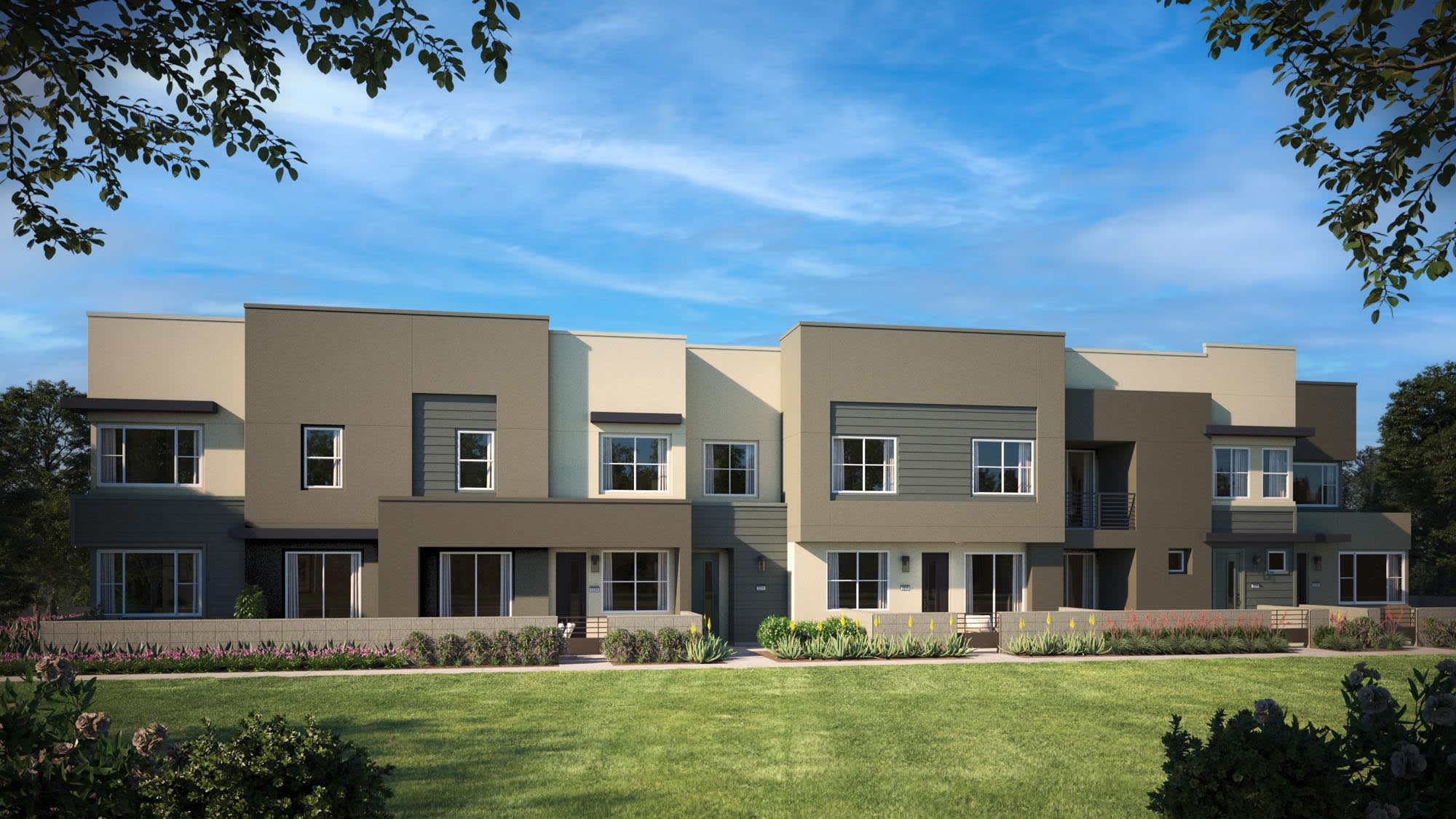 Exterior Rendering - eave at neuhouse in Ontario, CA by Landsea Homes