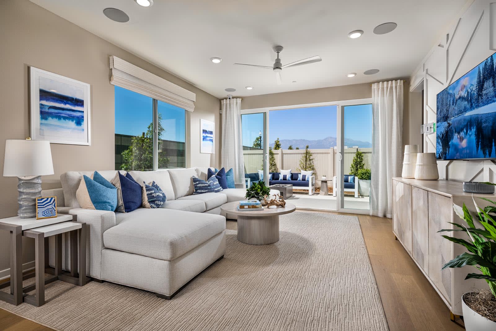 Family Room | Plan 4 | Rohe | neuhouse | New homes in Ontario, California | Landsea Homes