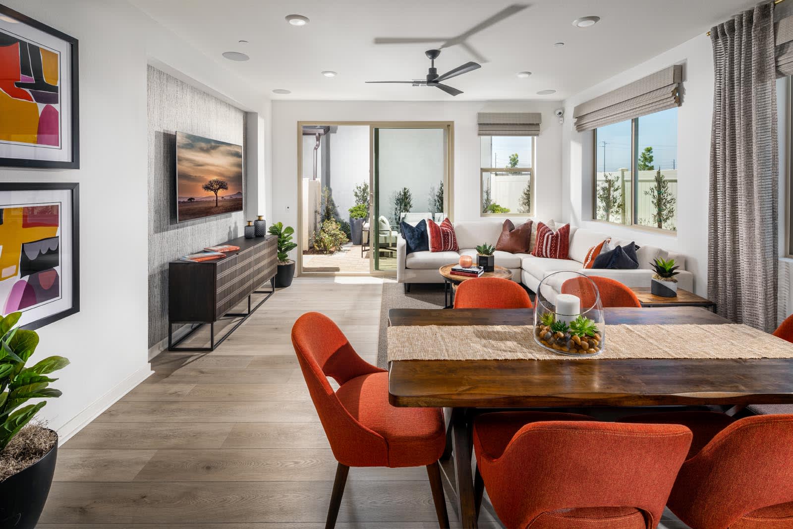 Family Room | Plan 2 | Rohe | neuhouse | New homes in Ontario, California | Landsea Homes