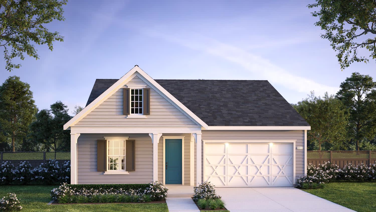 Exterior Rendering Plan 9C | hartwell | Ellis | New homes in Tracy, California | Landsea Homes