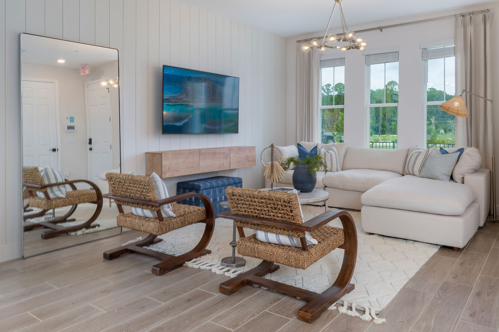 Great Room | Skye | Spring Walk at The Junction | New Homes in DeBary, FL | Landsea Homes