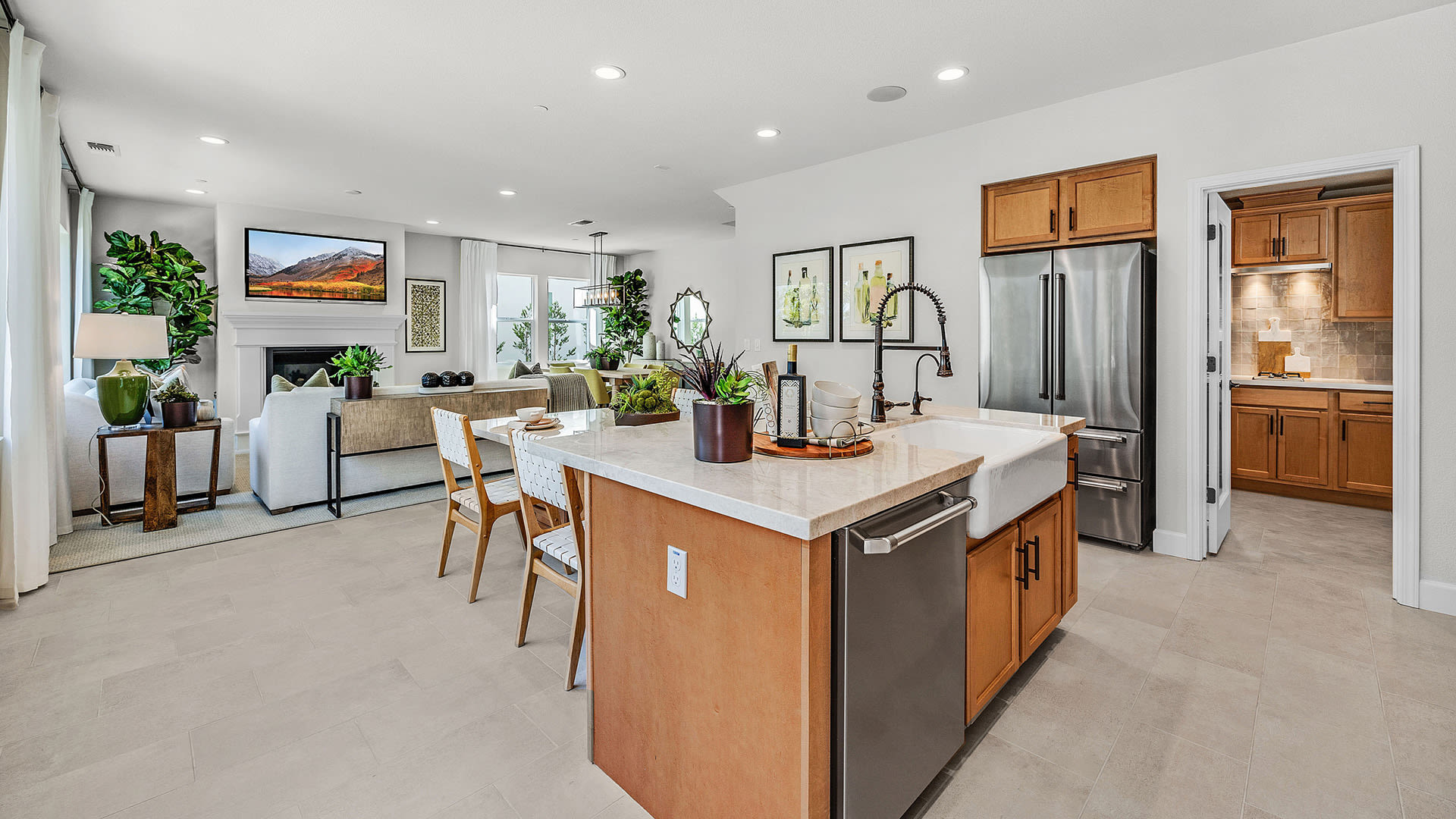 Kitchen & Great Room | Townsend | Landsea at Ellis | New Homes in Tracy, CA | Landsea Homes