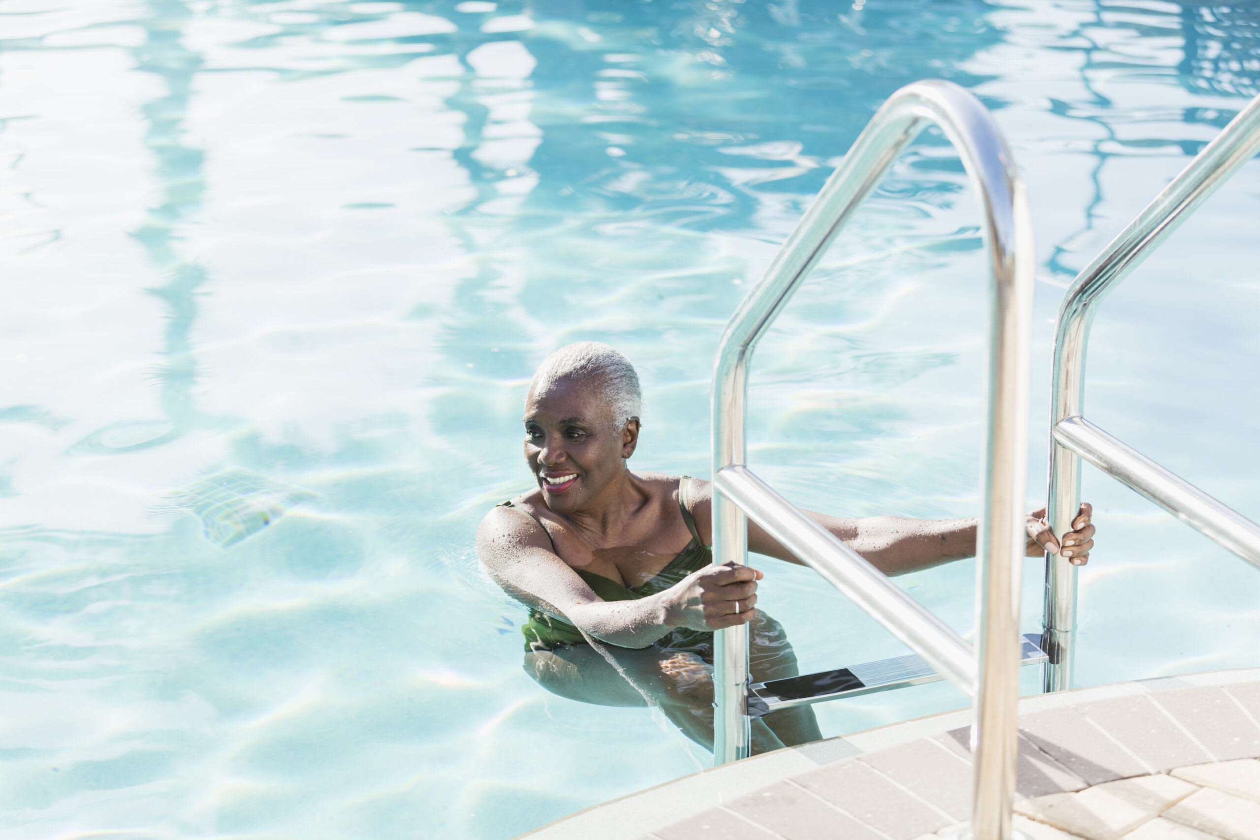 Cool off or get active at Halifax Plantation Golf Club's junior olympic swimming pool.