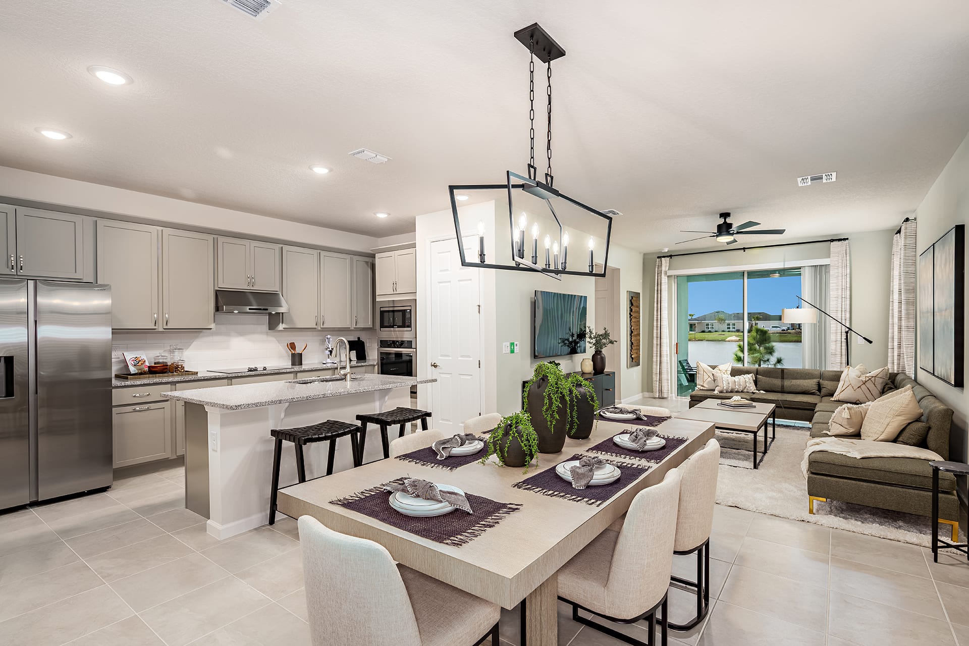 Dining Room | Gardens at Waterstone in Palm Bay, FL | Landsea Homes
