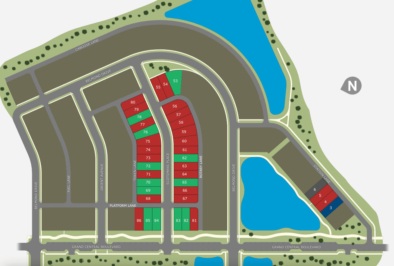 Site Map | Spring Walk at The Junction | New Homes in Debary, FL | Landsea Homes