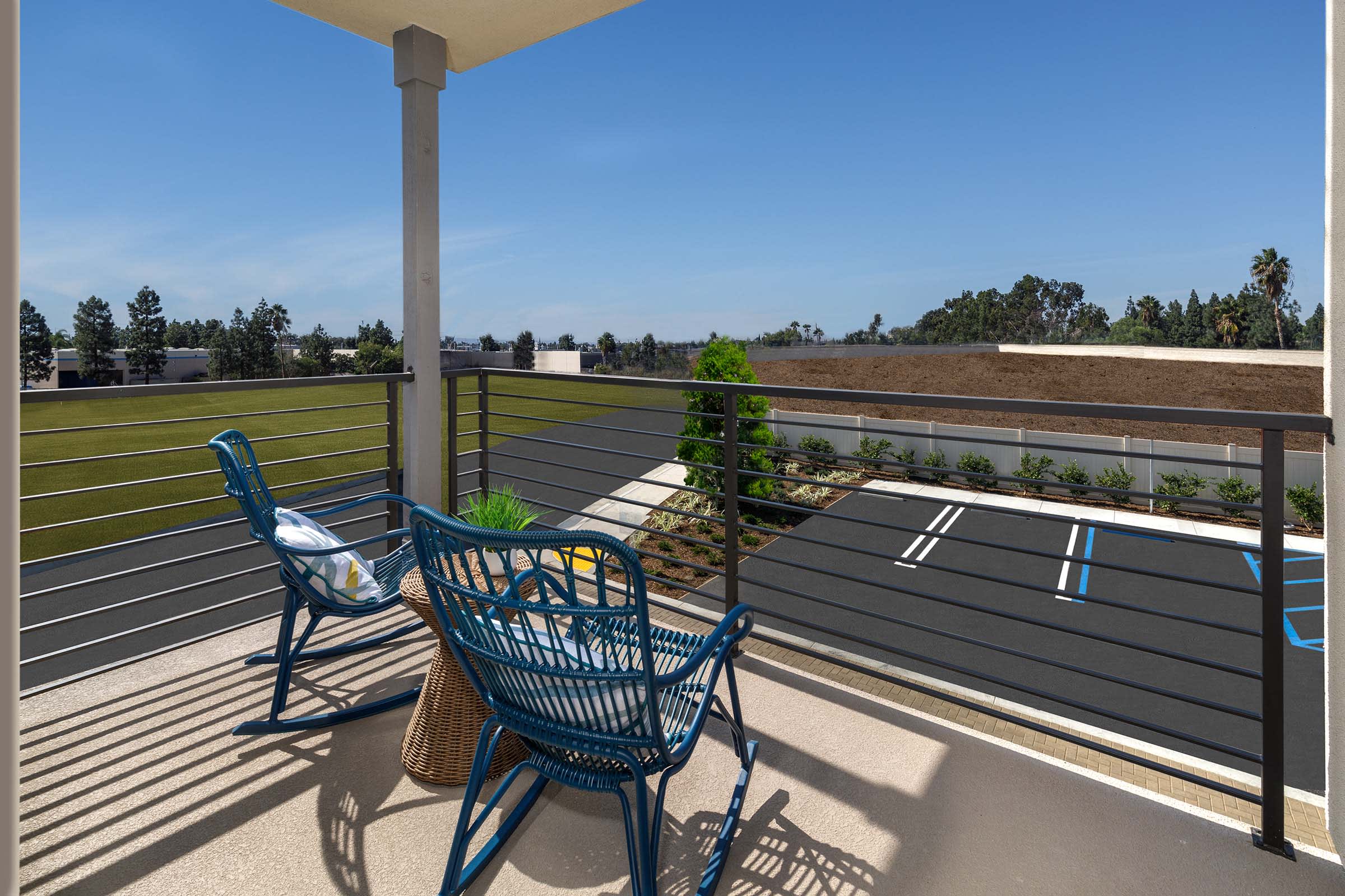 Deck - Plan Three X - Hudson - New Homes in Placentia, California - Landsea Homes