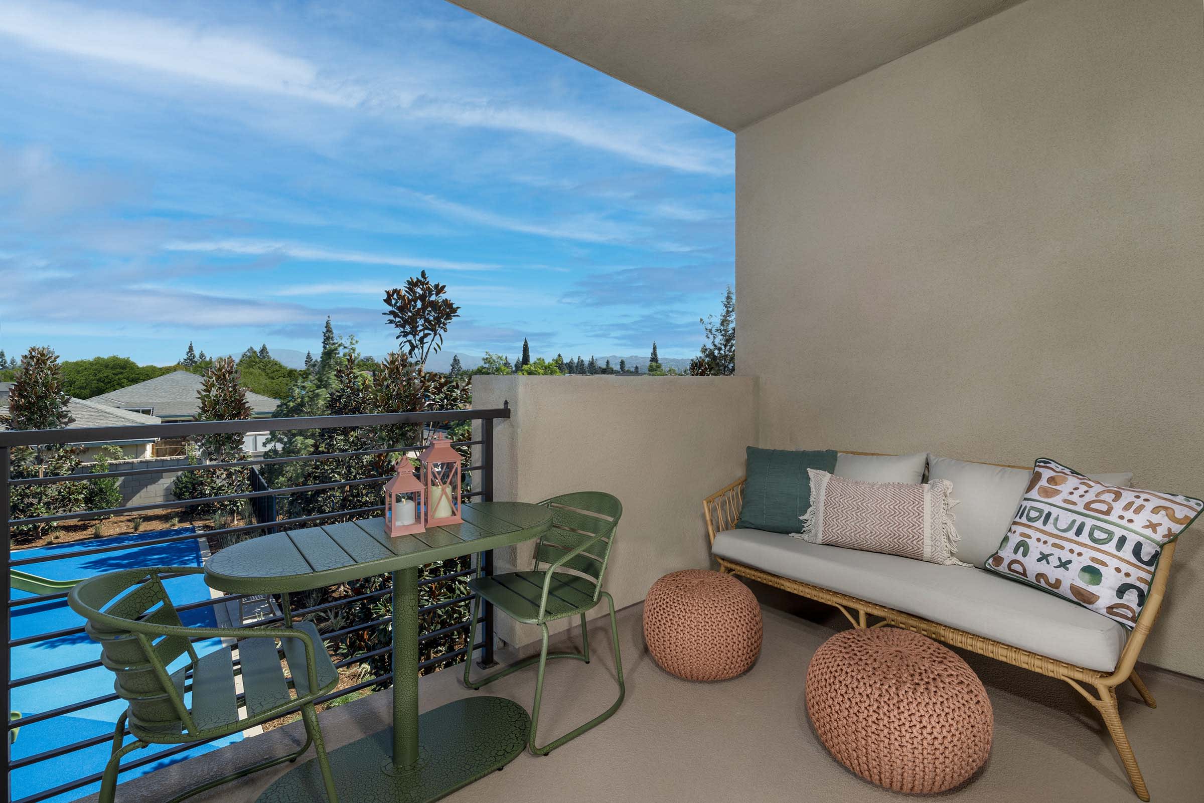 Deck - Plan Two X - Hudson - New Homes in Placentia, California - Landsea Homes