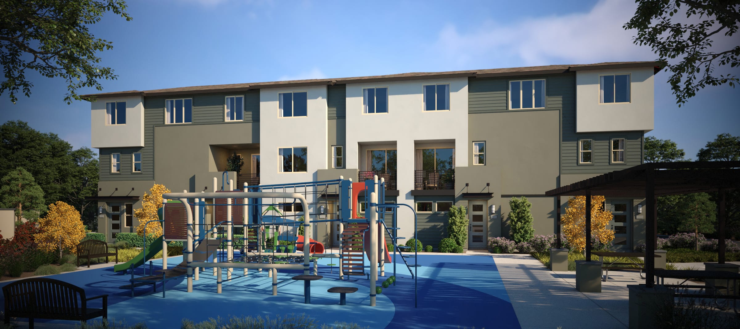 Tot Lot | Hudson | New Townhomes in Placentia, CA – Landsea Homes