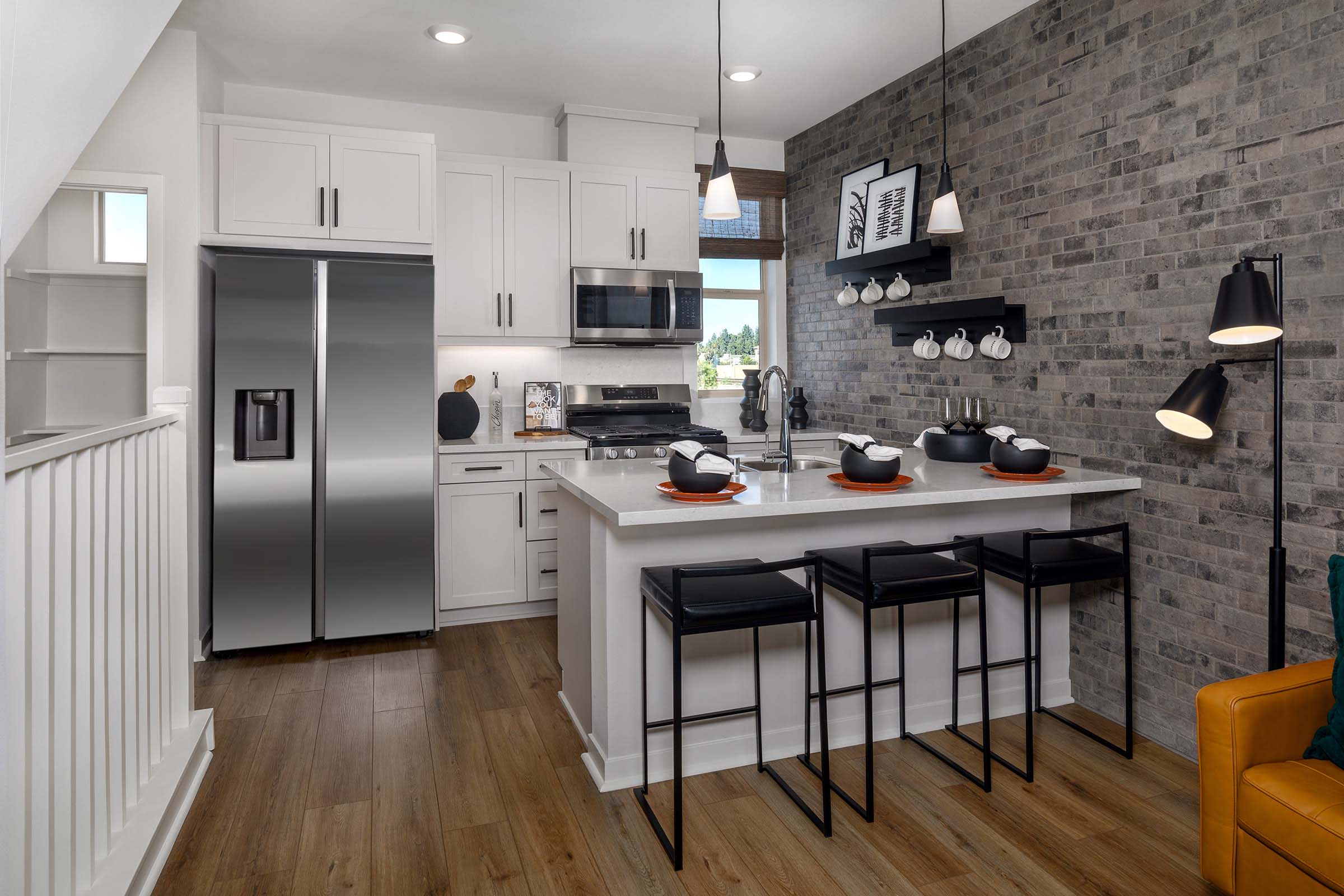 Kitchen - Plan One X - Hudson - New Homes in Placentia, California - Landsea Homes