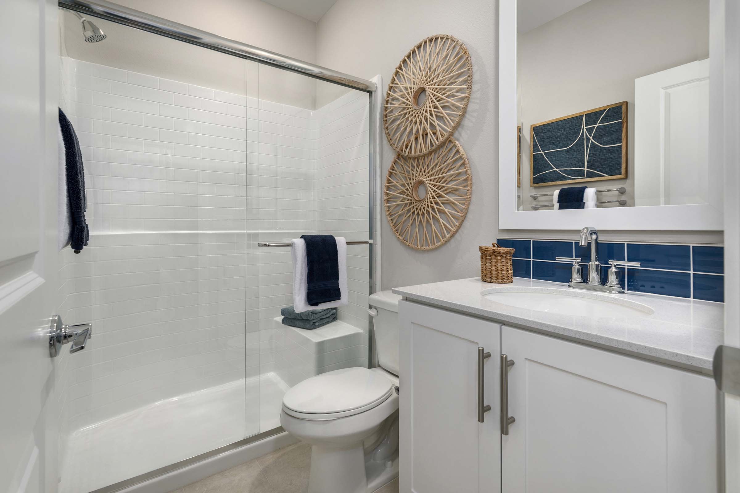 Primary Bathroom - Plan Three X - Hudson - New Homes in Placentia, California - Landsea Homes