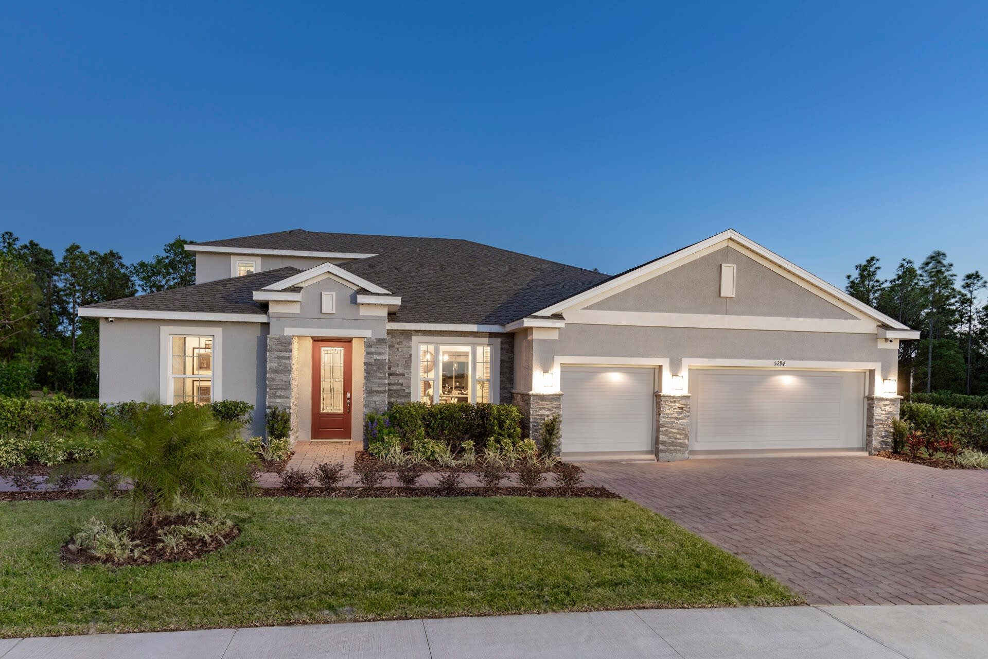Exterior | Brentwood Executive | Bargrove Estates | New Homes in Mount Dora, FL | Landsea Homes