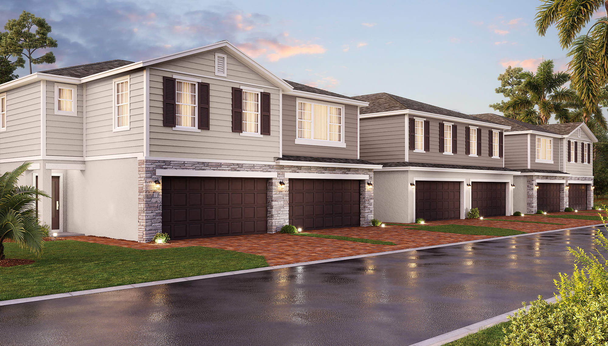 Discover the convenience of our two-garage townhomes—unlock extra storage and endless possibilities for maximizing your space.