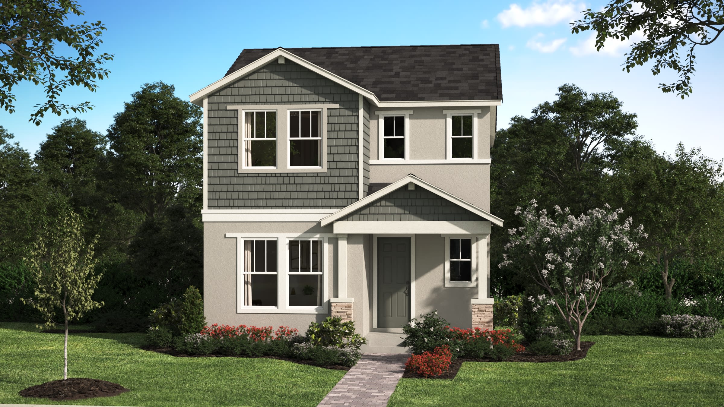 Craftsman Elevation | Overlook | Spring Walk at The Junction | DeBary, FL | Landsea Homes