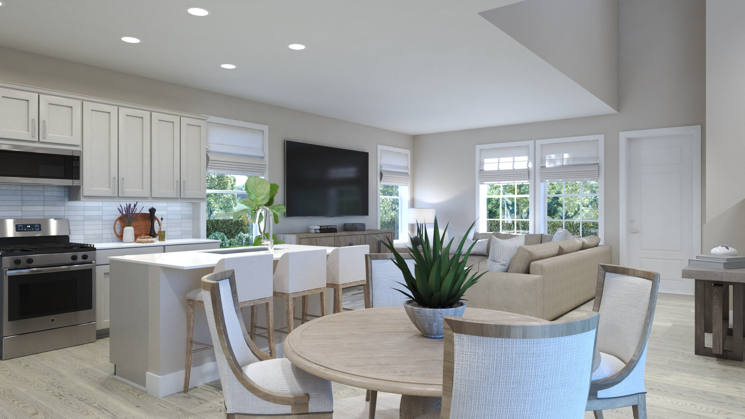 Dining Area & Kitchen & Great Room | Vista | New Homes in Florida | Landsea Homes