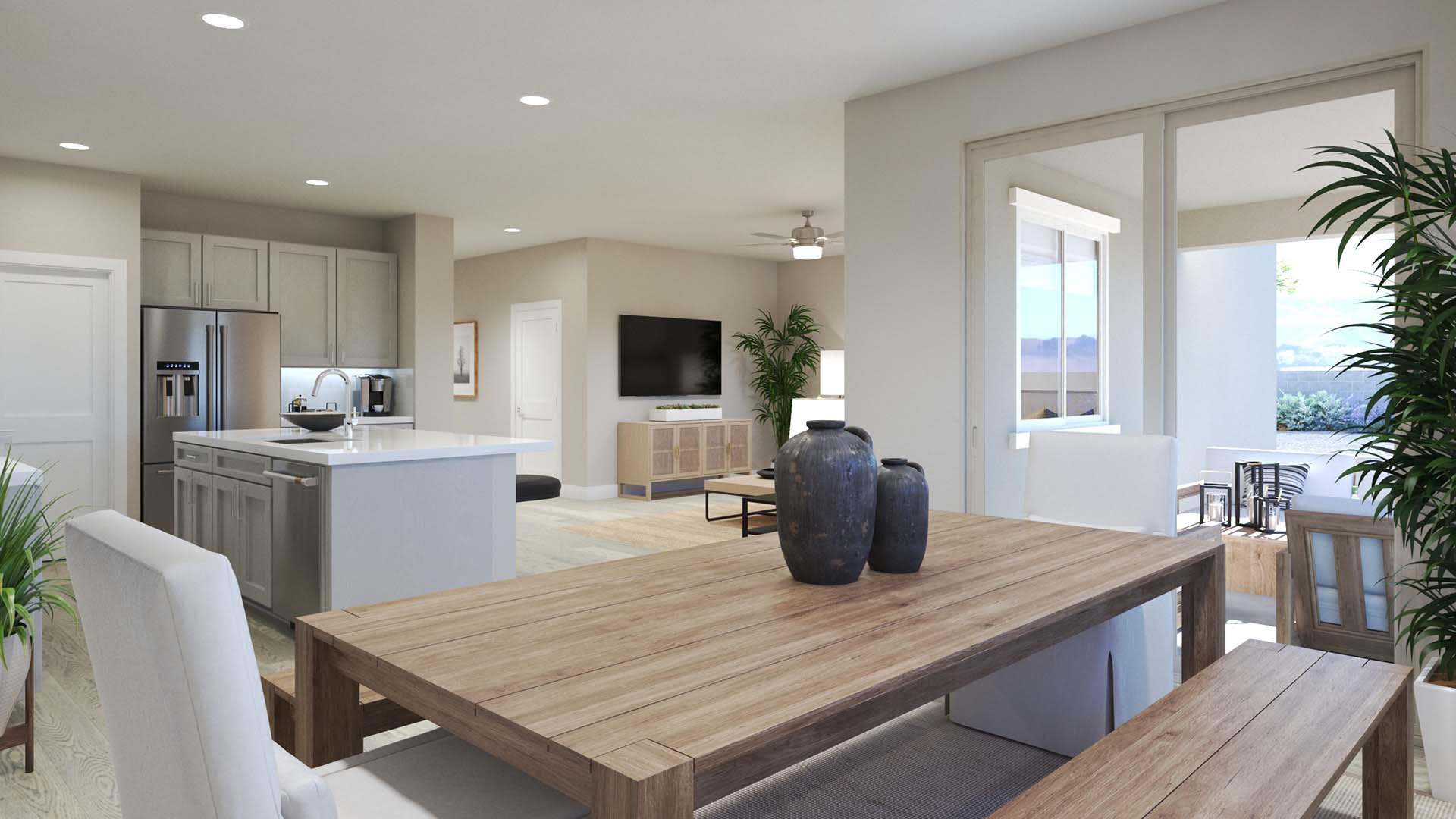 Dining Room & Kitchen | King | El Cidro | Goodyear, AZ | Landsea Homes