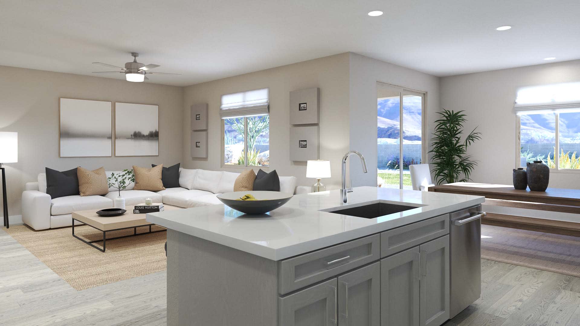 Great Room | King | El Cidro | Goodyear, AZ | Landsea Homes