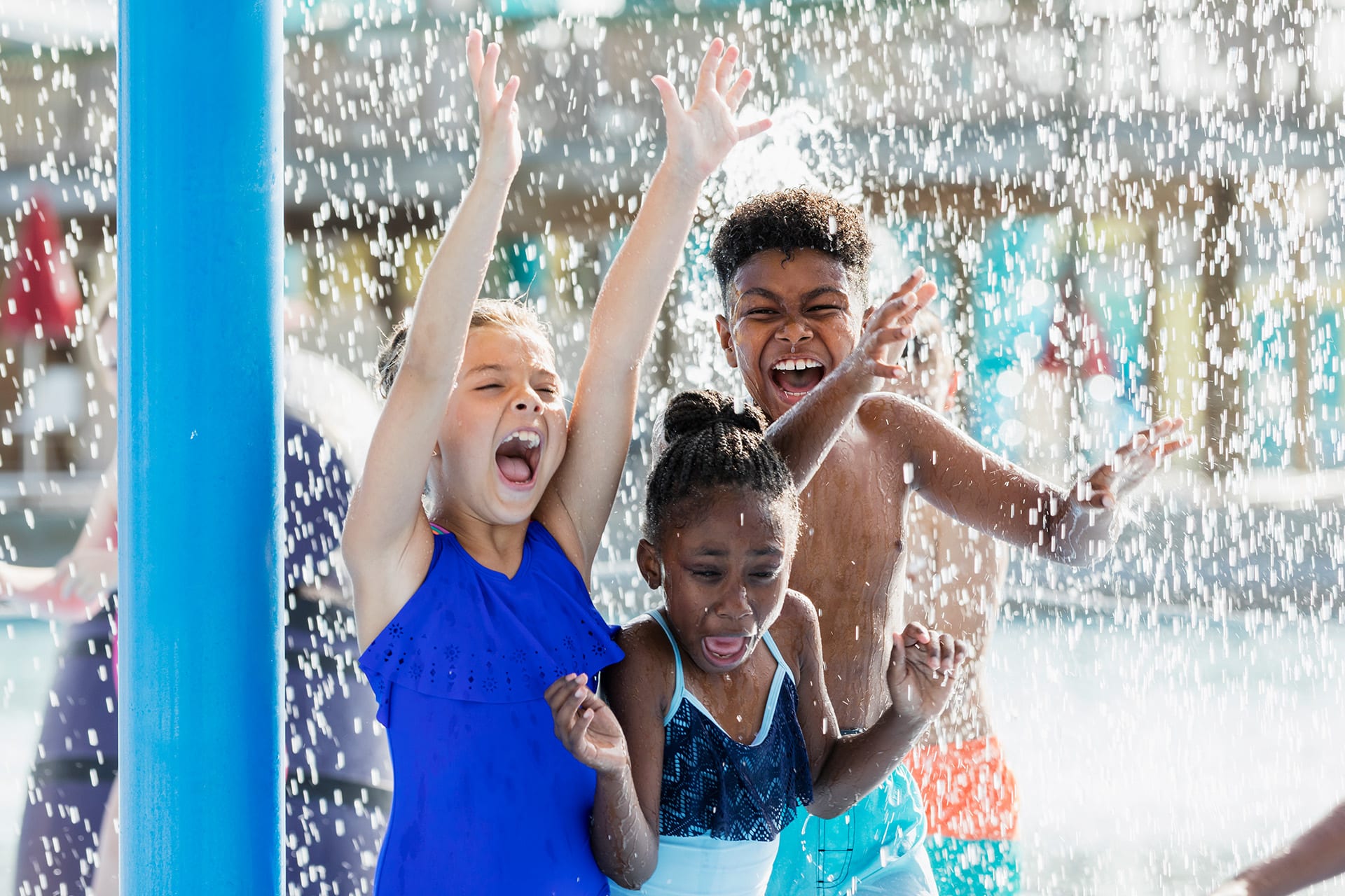 Cool off at the Splash Pad | Trinity Lakes | New Homes in Groveland, FL | Landsea Homes