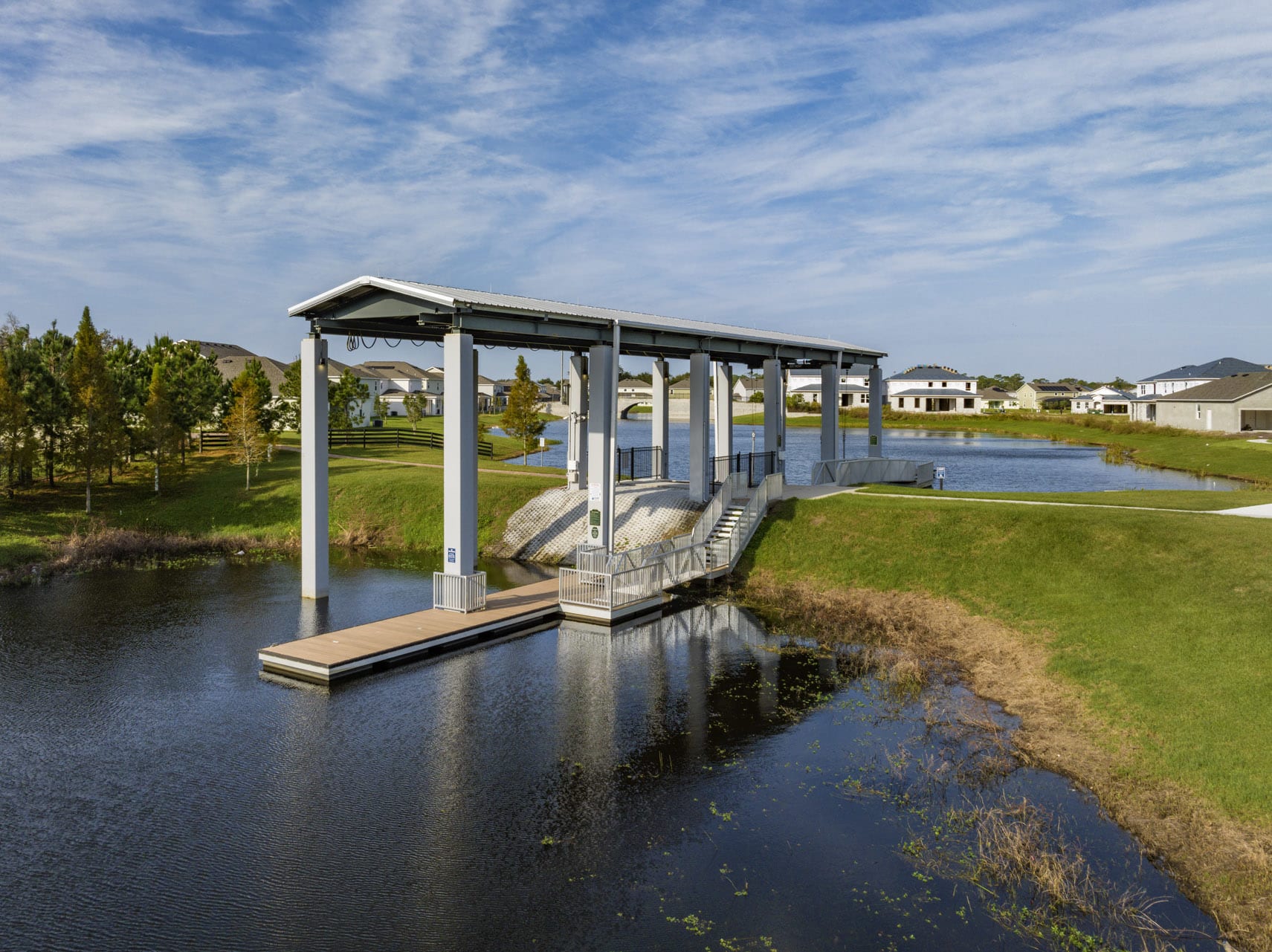 Community Dock | Hanover Lakes | New Homes in St. Cloud, FL | Landsea Homes