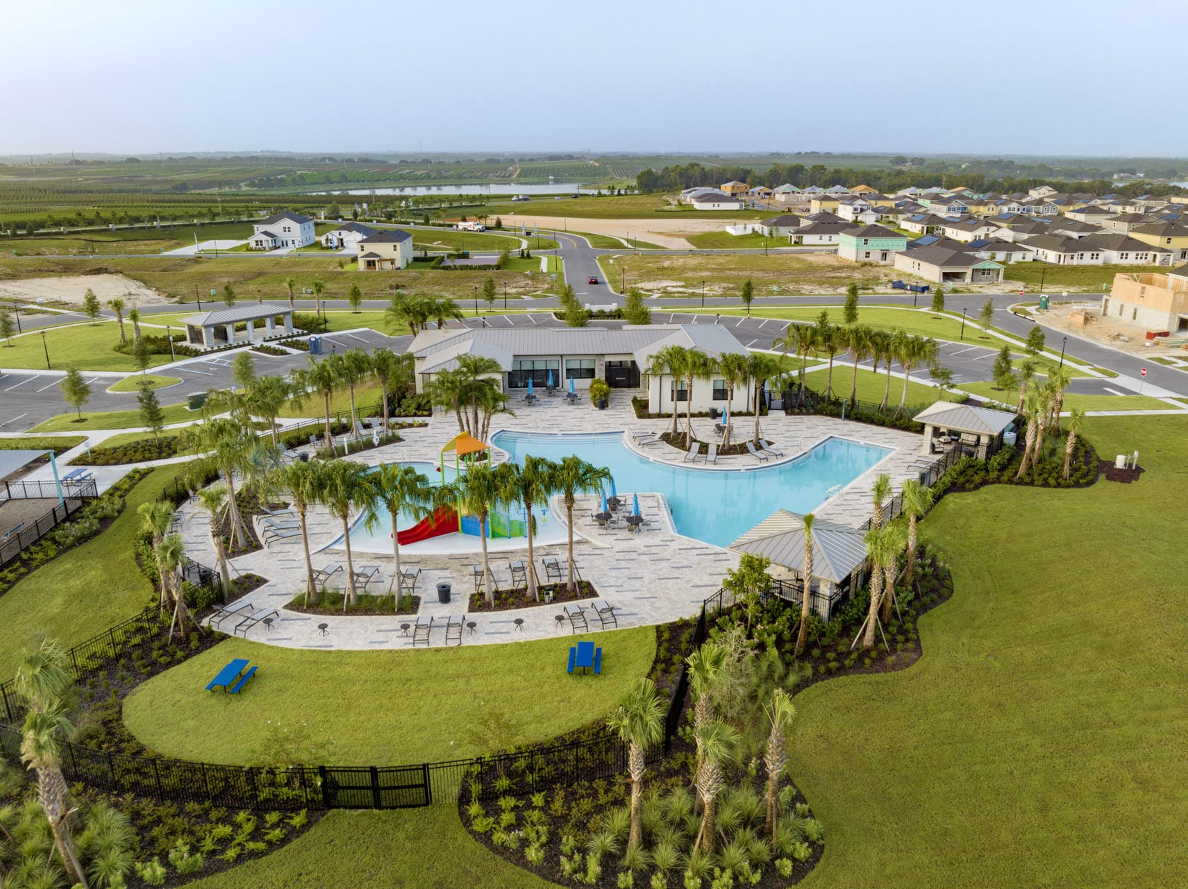 Bird's Eye View of the Community | Trinity Lakes | New homes in Groveland, Florida | Landsea Homes