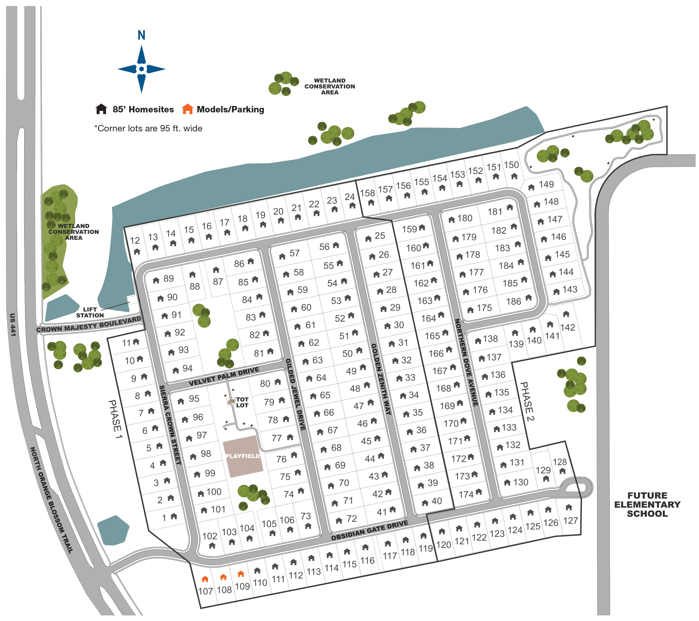 Community Map of Bargrove Estates by Landsea Homes
