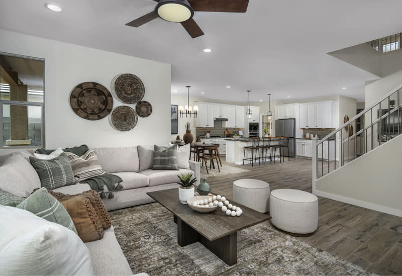 Great Room | Monument | El Cidro - Valley Series | Goodyear, AZ | Landsea Homes