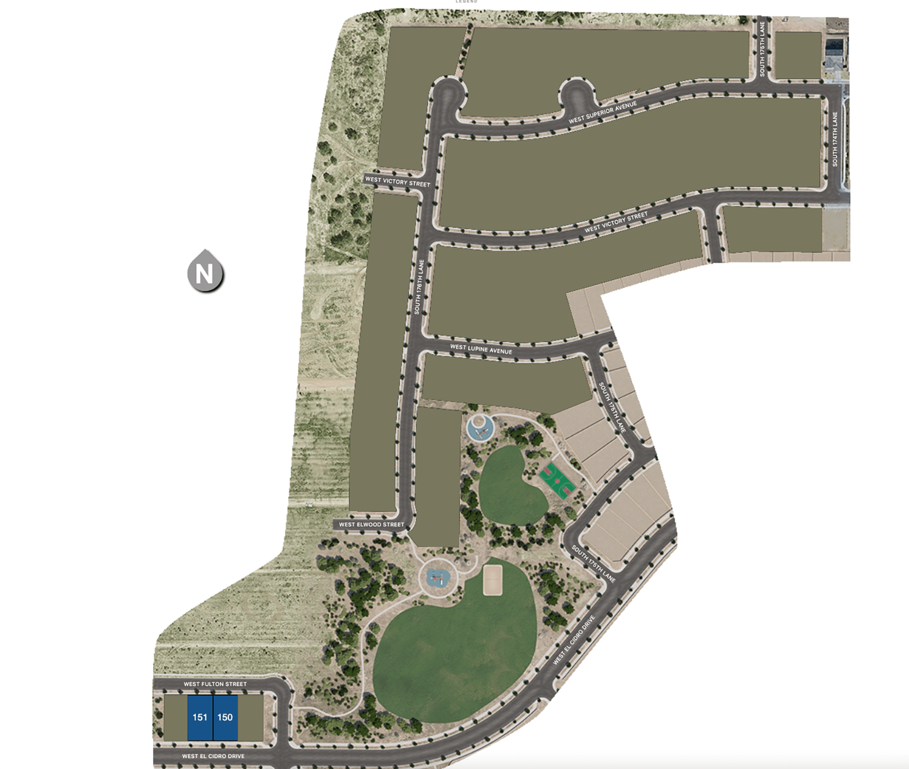Community Map | El Cidro - Valley Series | New homes in Goodyear, Arizona | Landsea Homes