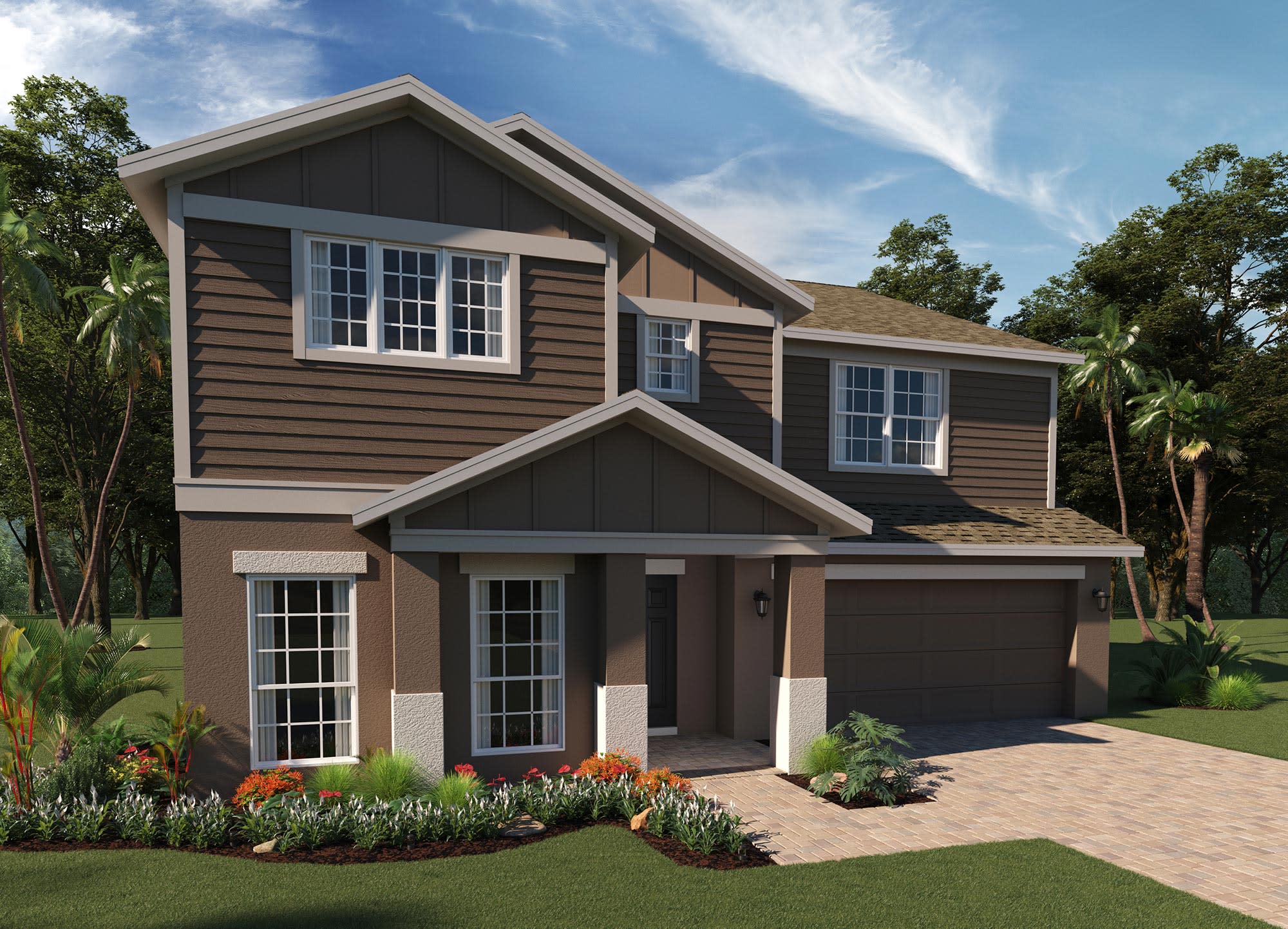 Elevation 2 with Optional Siding | Wilshire | New Homes in Florida | Landsea Homes
