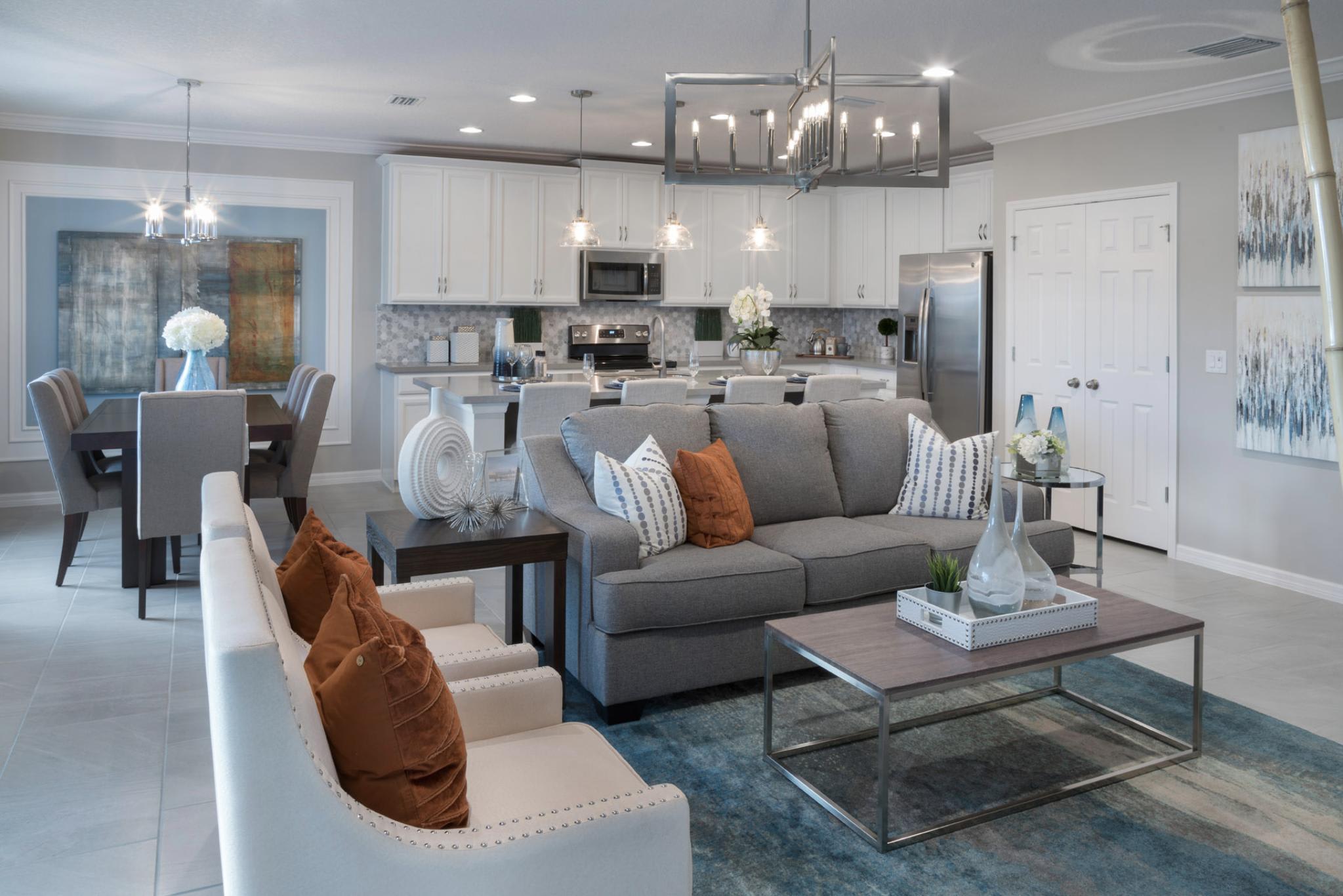 Family Room to Kitchen | Kensington Flex | Landsea Homes