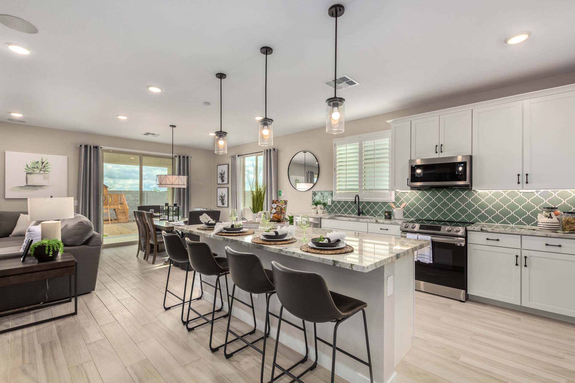 Kitchen & Dining Area | Citrus | The Villages at North Copper Canyon – Valley Series | New homes in Surprise, Arizona | Landsea Homes