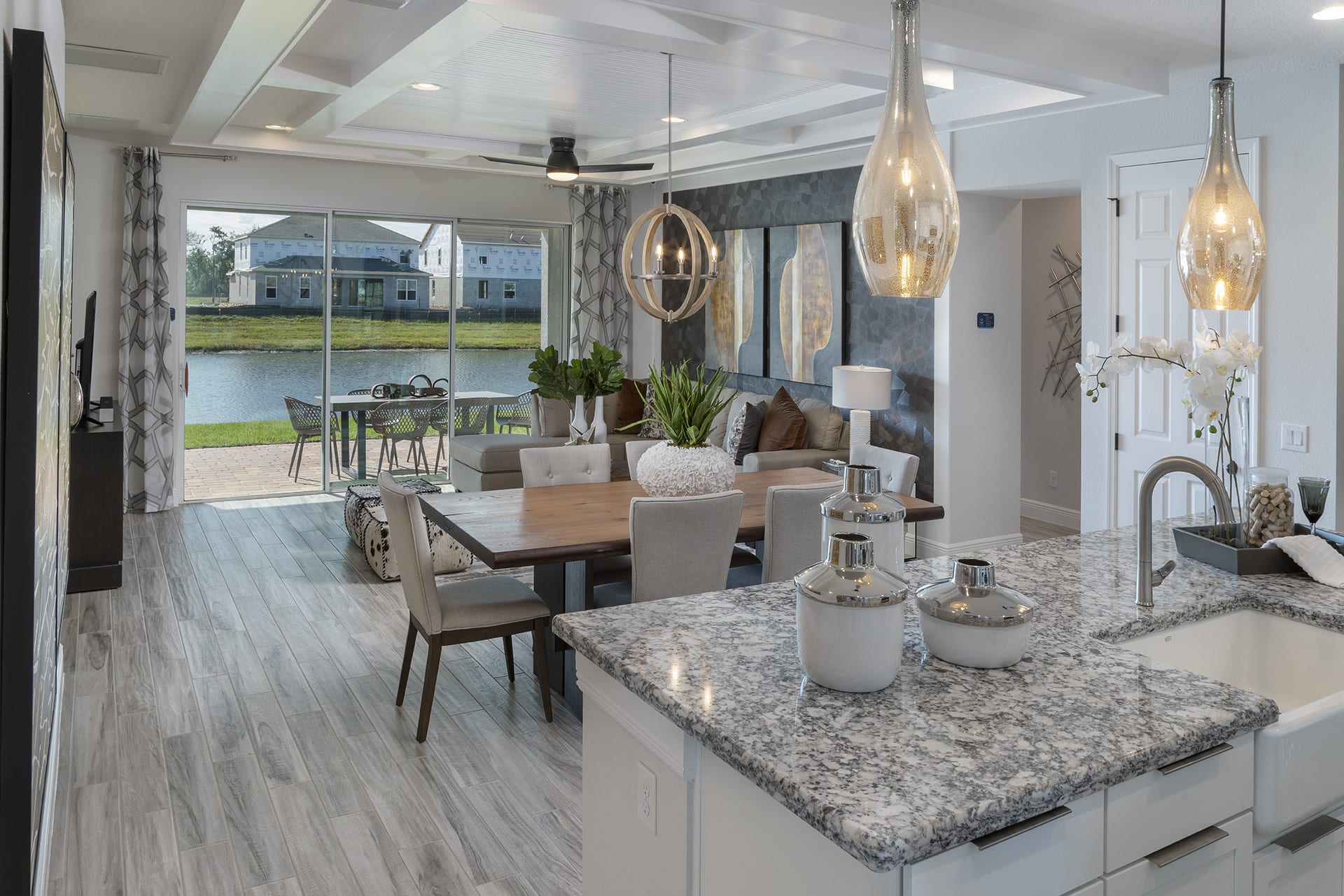 Kitchen to Family Room | New Homes in Florida | Landsea Homes