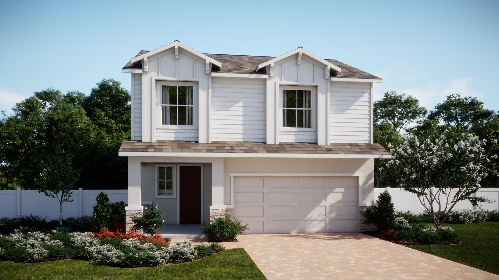 Florida Vernacular Elevation | Vero | Beresford Wood | New Homes in Deland, FL by Landsea Homes