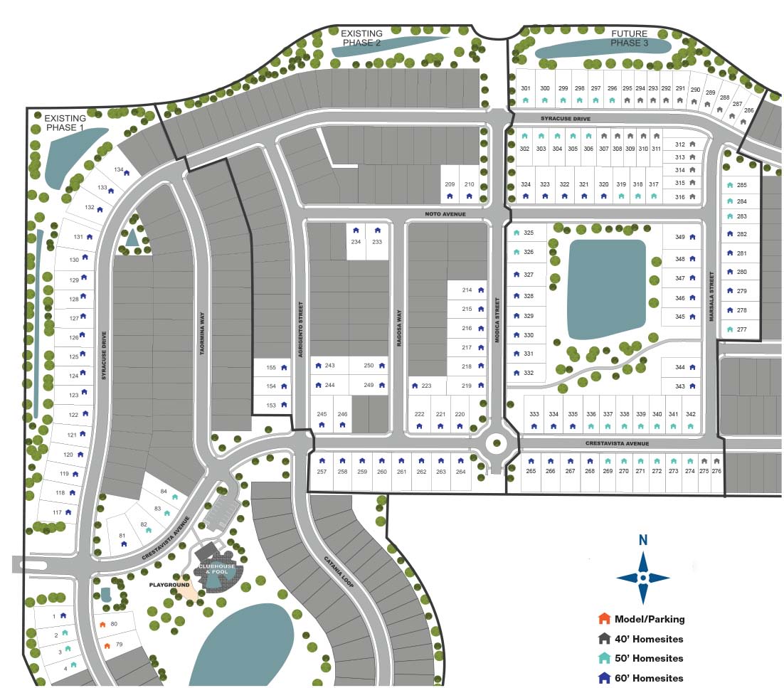 Community Map of Ridgeview in Clermont, Florida by Landsea Homes