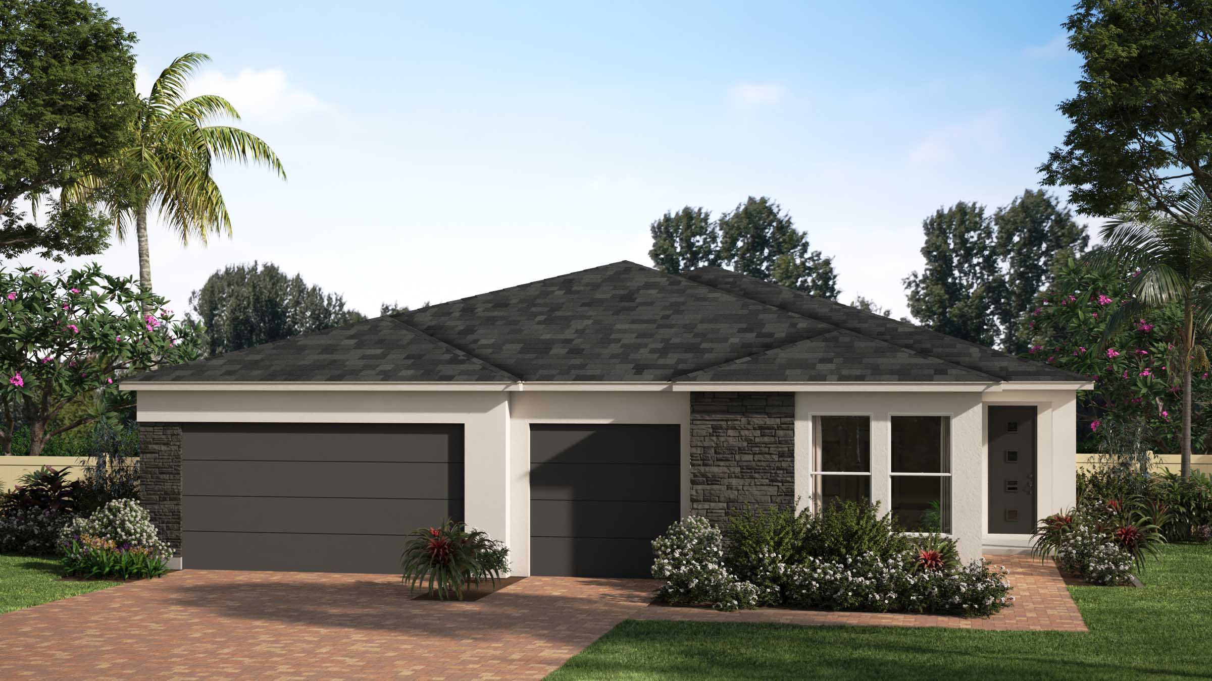 Modern Elevation | Serenity |New homes in Central Florida | Landsea Homes