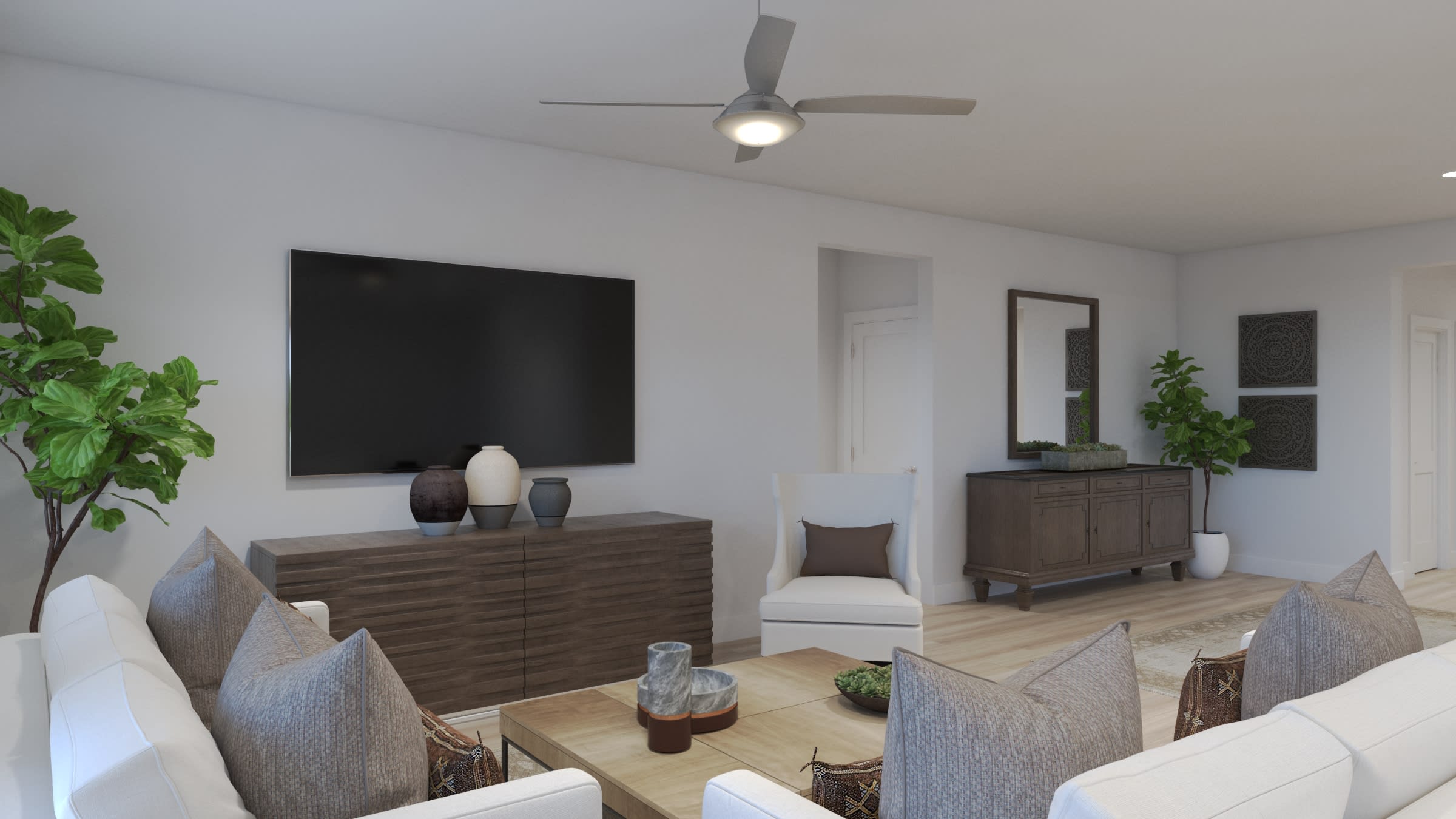 Great Room | Fremont | Bentridge – Peak Series | New Homes in Buckeye, AZ | Landsea Homes