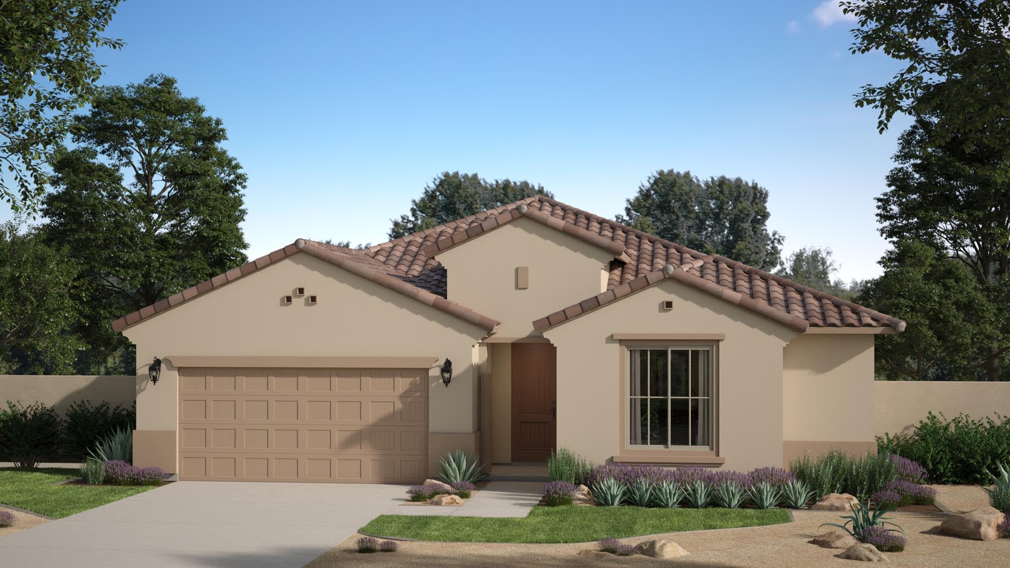 Pastora Spanish Elevation at Bentridge – Peak Series in Buckeye, Arizona, by Landsea Homes