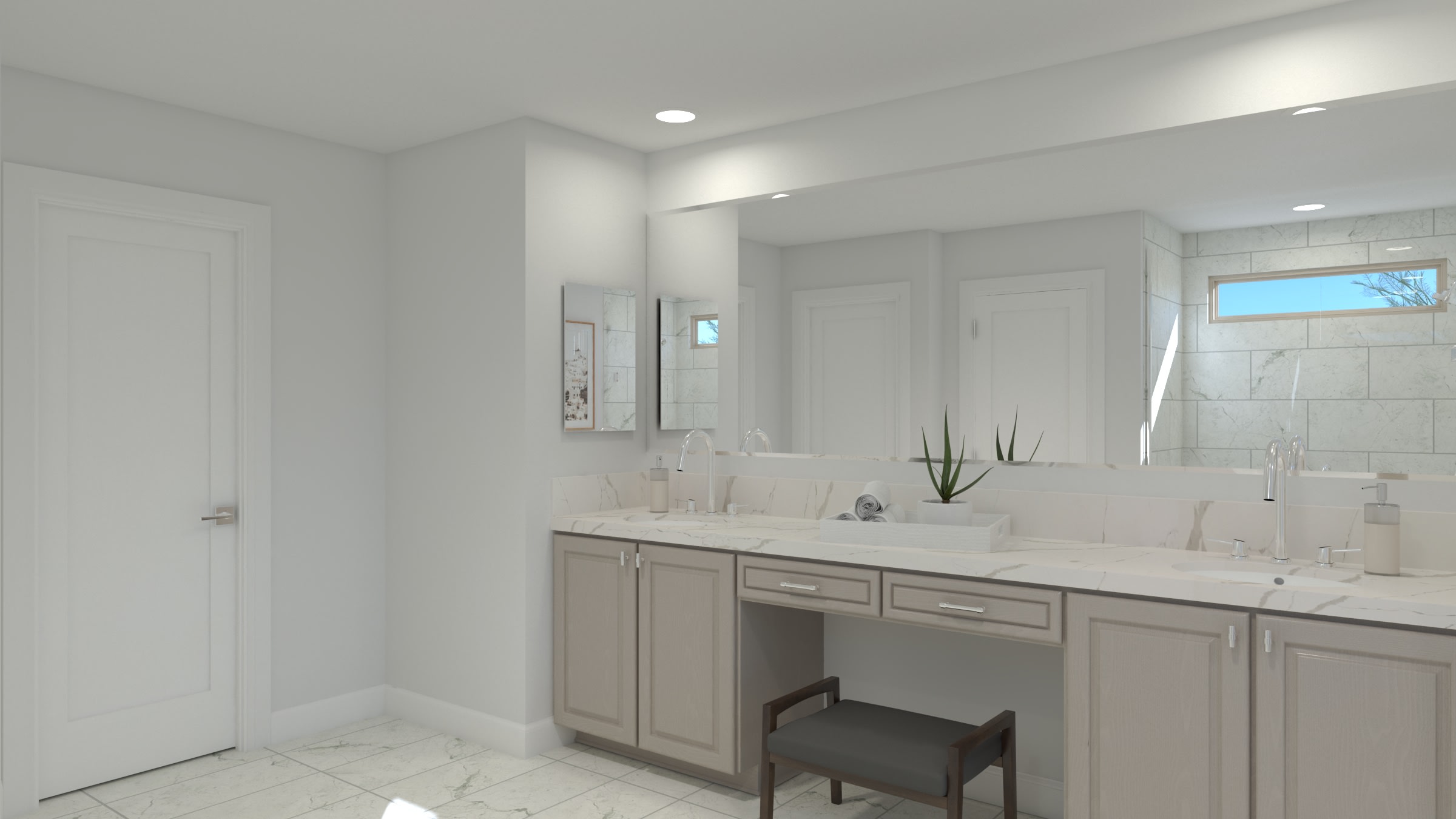 Primary Bath | Wrightson | Bentridge – Peak Series | New Homes in Buckeye, AZ | Landsea Homes