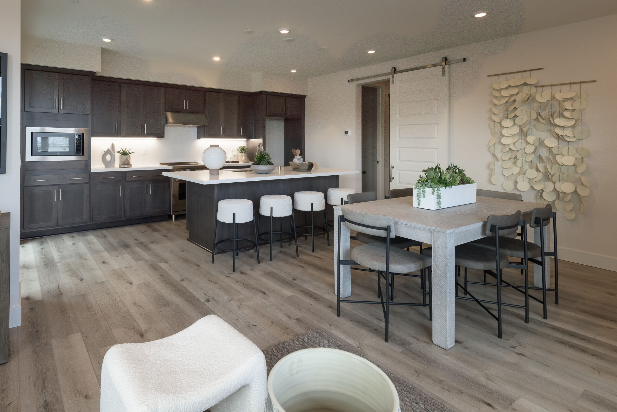 Kitchen and Dining Room | Plan 3 | Island View at Alameda Marina | New Homes in Alameda, CA | Landsea Homes