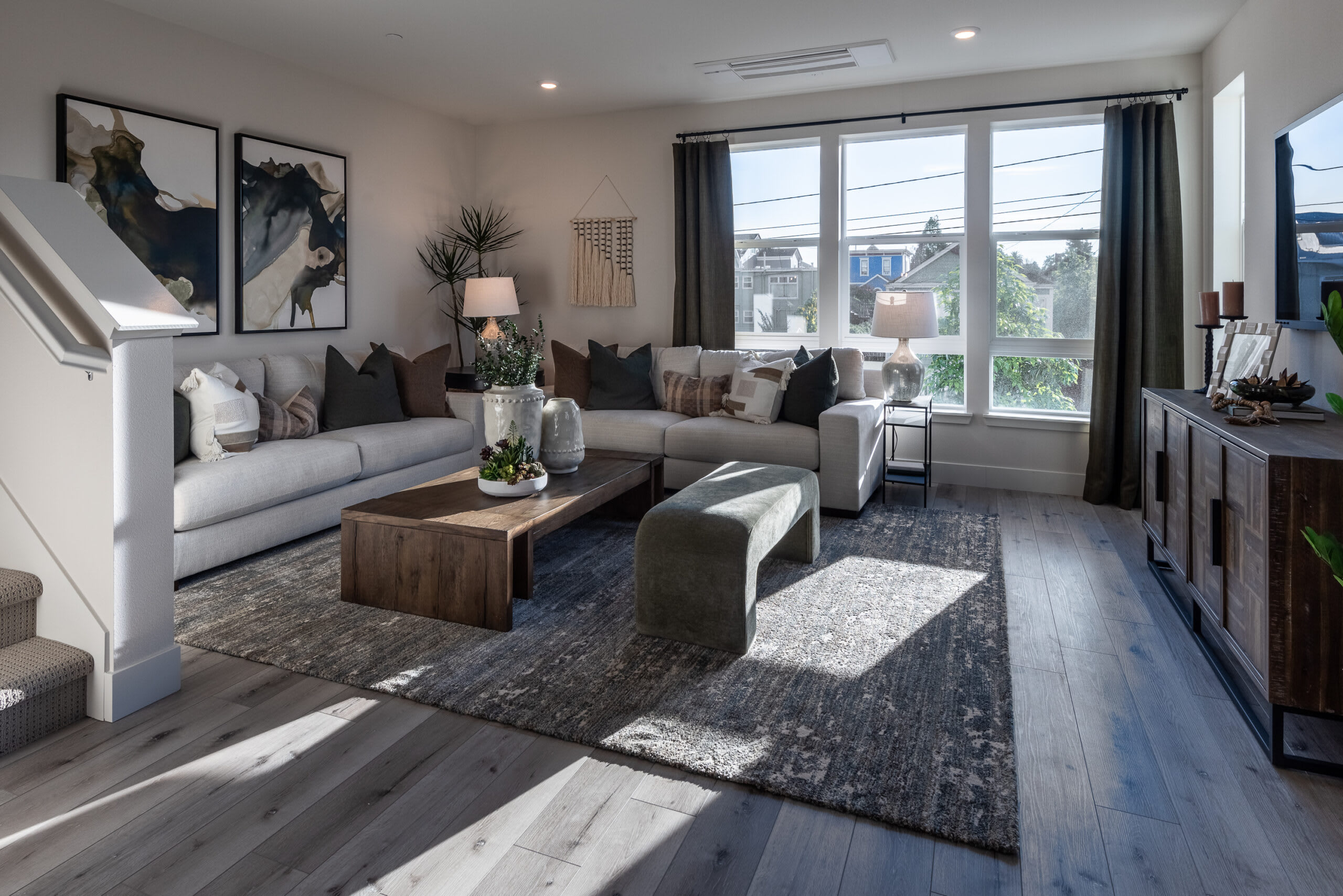 Great Room | Plan 7 | Island View at Alameda Marina | New Homes in Alameda, CA | Landsea Homes