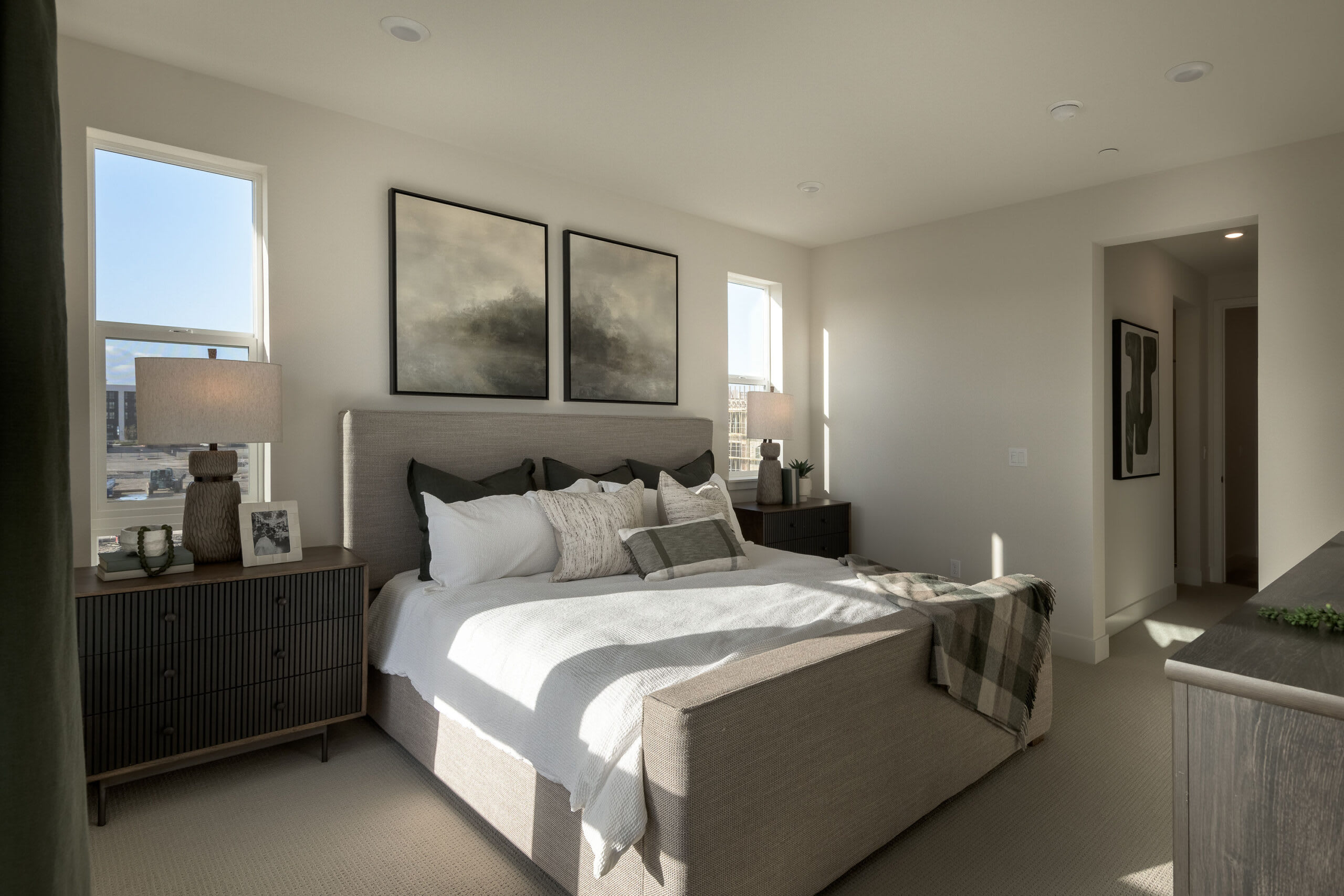 Primary Bedroom | Plan 7 | Island View at Alameda Marina | New Homes in Alameda, CA | Landsea Homes