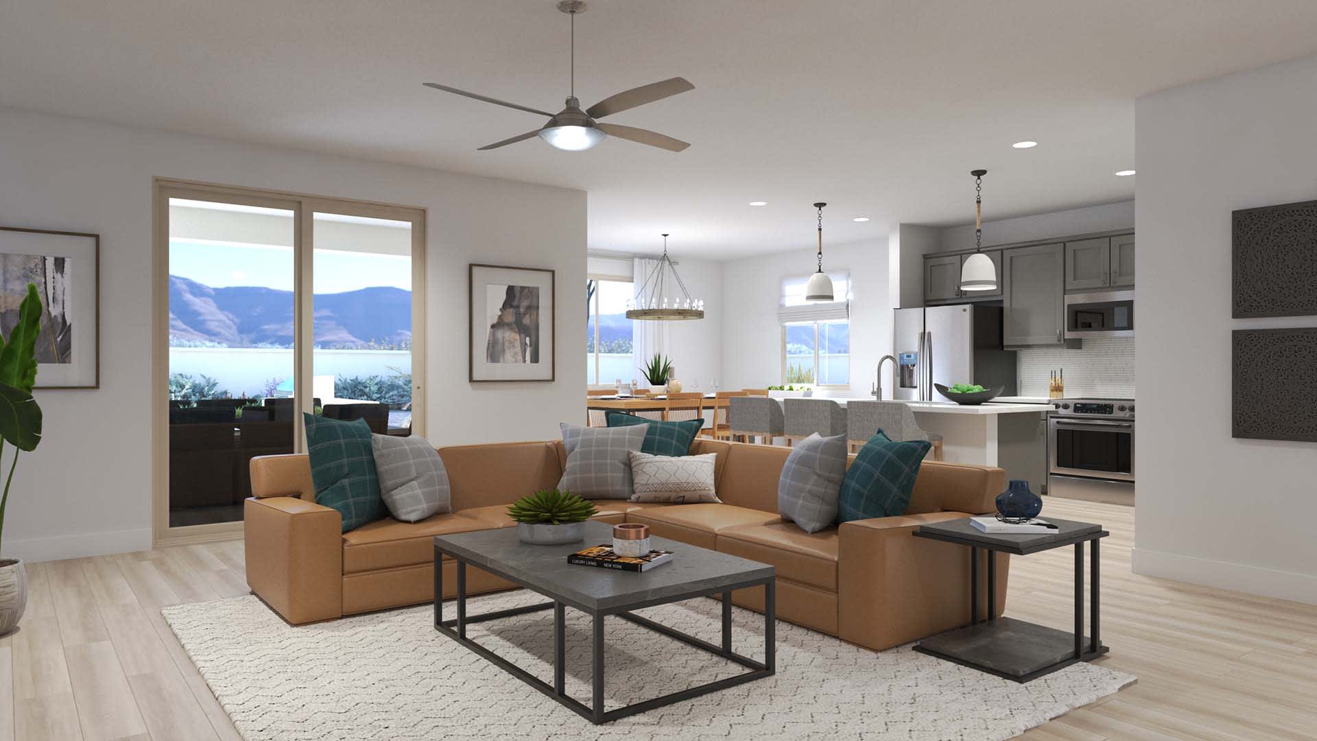 Great Room | Hualapai | Bentridge – Peak Series | Buckeye, AZ | Landsea Homes