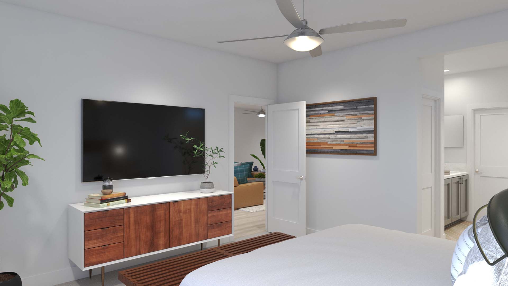 Primary Bedroom | Hualapai | Bentridge – Peak Series | Buckeye, AZ | Landsea Homes