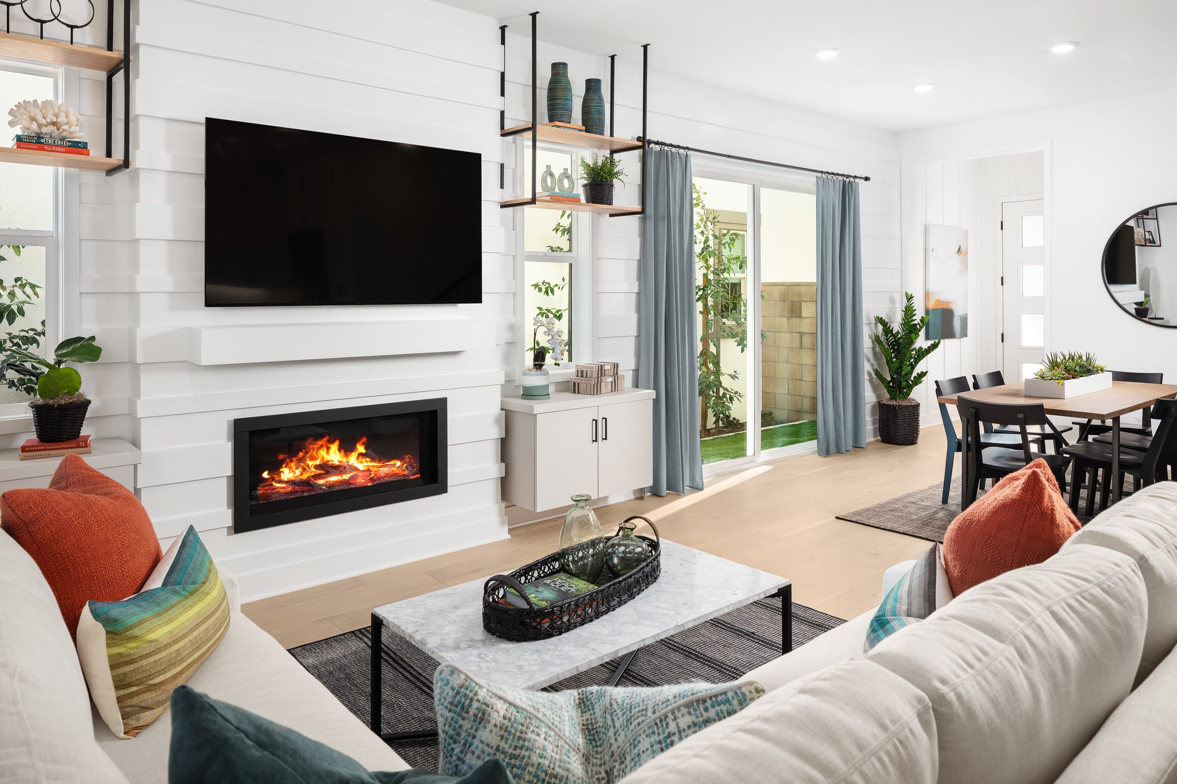 Living Room - Plan One - Petra - New Homes in San Juan Capistrano, California - Landsea Homes