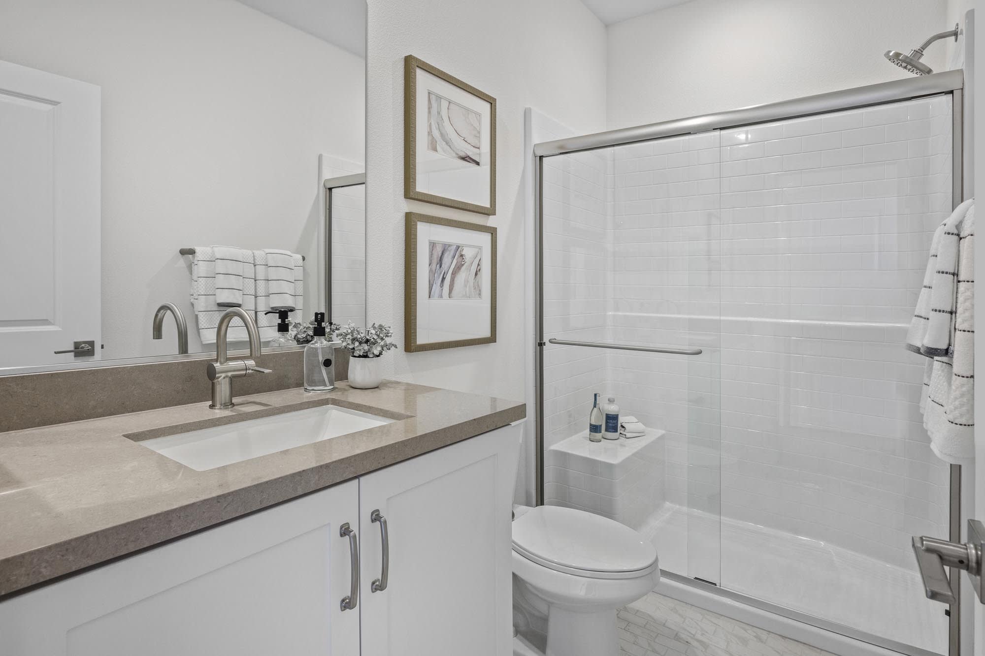 Bathroom Three | Plan One | Wildstar at Narra Hills in North Fontana, CA by Landsea Homes