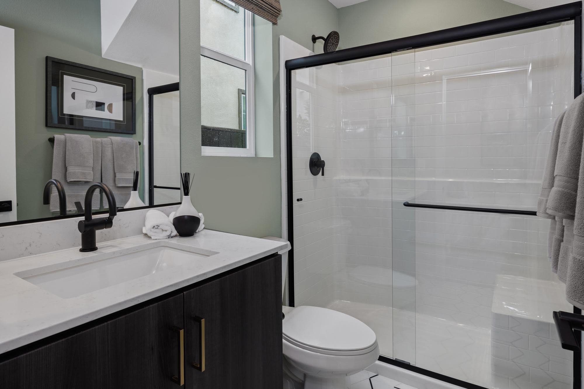 Bathroom Three | Plan Two | Wildstar at Narra Hills in North Fontana, CA by Landsea Homes