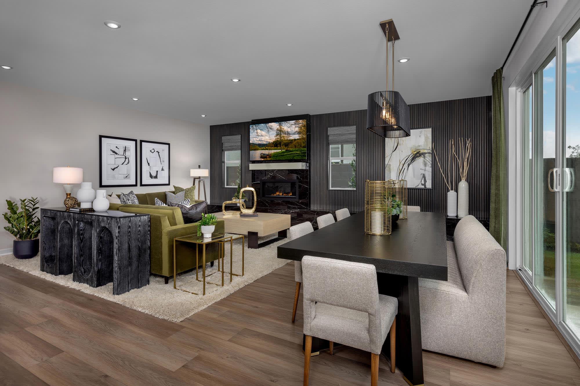 Great Room | Plan Two | Wildstar at Narra Hills in North Fontana, CA by Landsea Homes