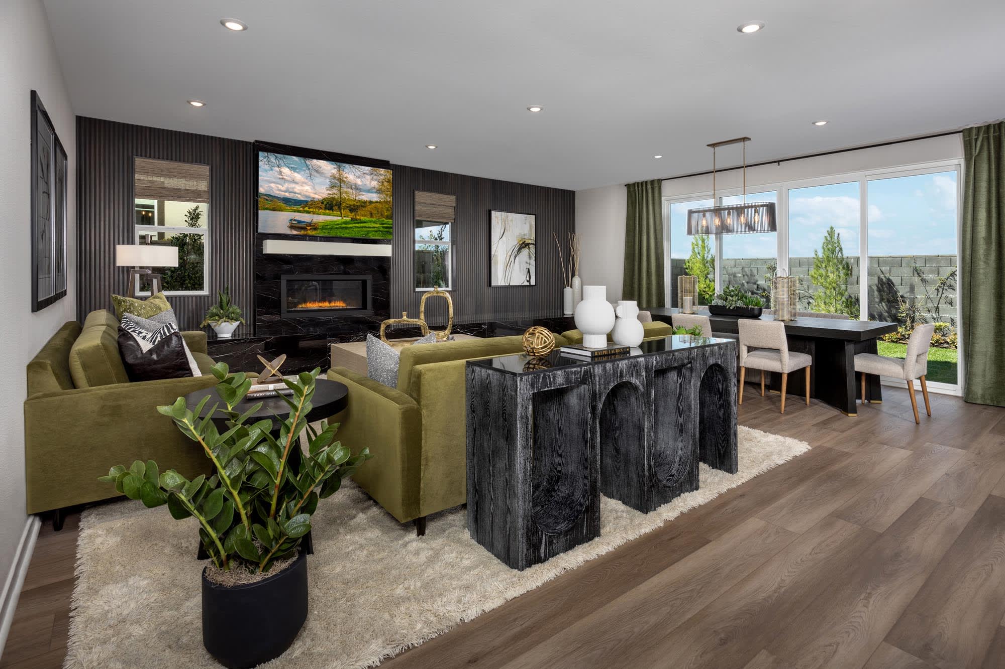 Great Room | Plan Two | Wildstar at Narra Hills in North Fontana, CA by Landsea Homes