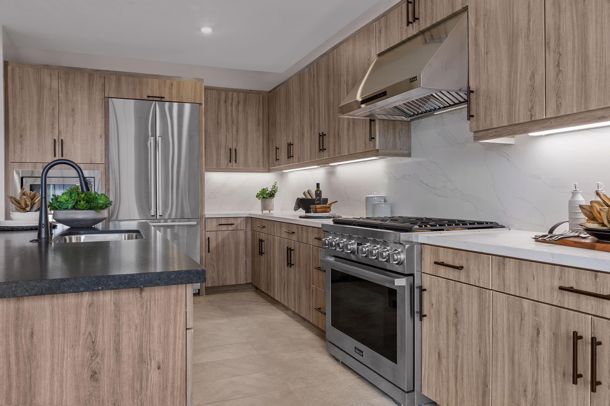 Kitchen | Plan Three | Wildstar at Narra Hills in North Fontana, CA by Landsea Homes